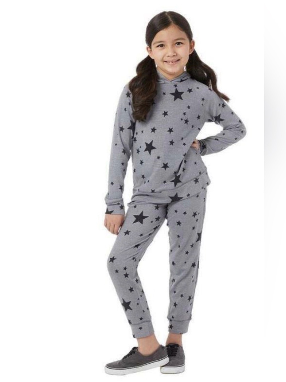 Super soft hidden jogging set with Grey stars. So stylish and Cozy!